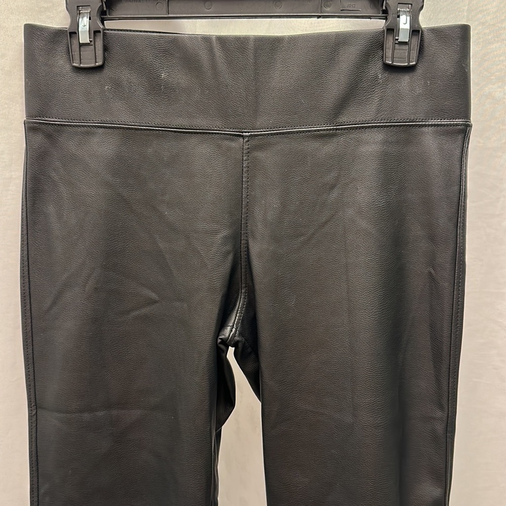 David Lerner New York size S faux leather pants high rise - Picture 2 of 13